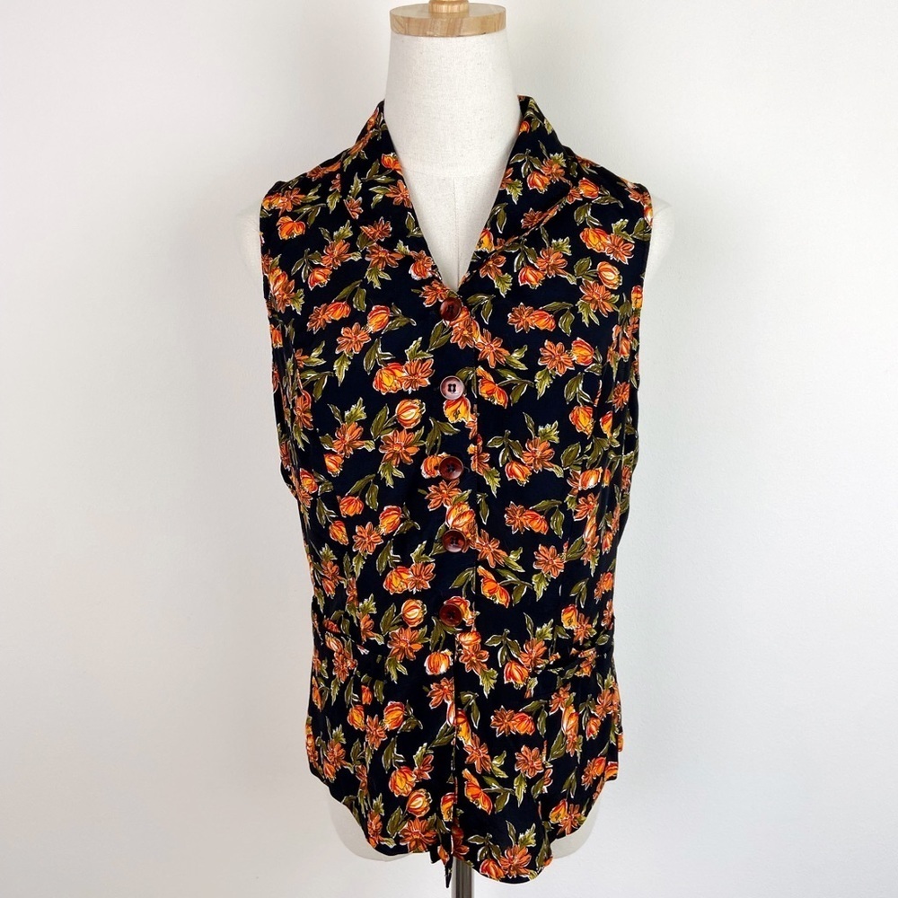 Toto n Ko Floral Sleeveless Blouse